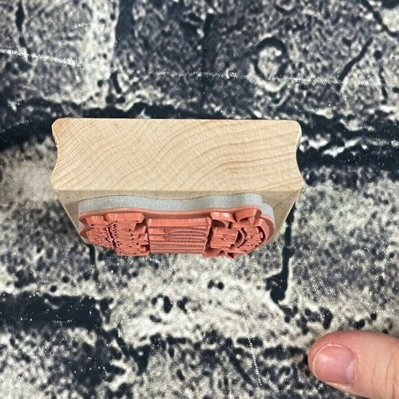 Hampton Art WISHING YOU A VERY HAPPY BIRTHDAY Rubber Stamp - Picture 3 of 7